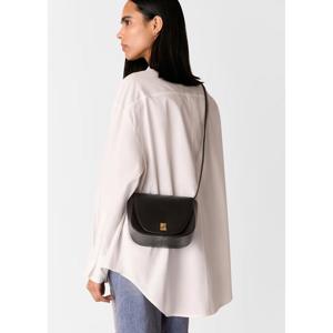 Whistles Black Carlota Turnlock Satchel
